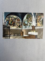 Vintage Postcard Depicting The Interior Of The Tellskapelle (William Tell Chapel)