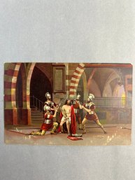 Vintage Postcard Depicting The Crowning With Thorns