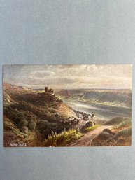 Vintage Postcard Shows A Historic Canal View Of Amsterdam