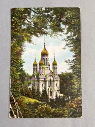 Vintage 1908 Postcard Illust.Of St. Elizabeth's Church (also Known As The Russian Orthodox Church Or The Grie