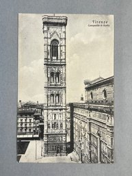 Vintage Postcard Shows Giotto's Campanile (Giotto's Bell Tower),