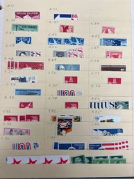 Vintage Stamps 20-60 Cents Face Value 8.06