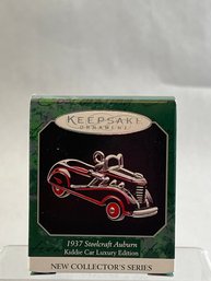 Hallmark Keepsake Miniature Ornament Kiddie Car Luxury Edition #1