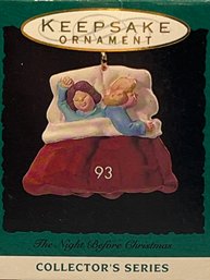 Hallmark Keepsake Ornament From 1993 Titled 'The Night Before Christmas'