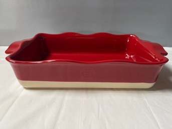 Emile Henry Red Casserole Dish