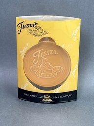 The Homer Laughlin Fiesta 75 Year Anniversary Christmas Ornament In Yellow