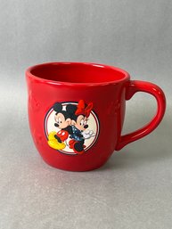 Disney Mickey & Minnie Red Coffee Cup