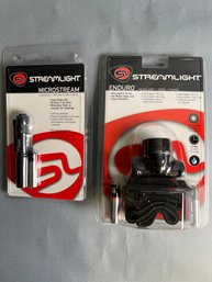 Lot Of 2 Streamlight Lights - Headlamp & Microstresm