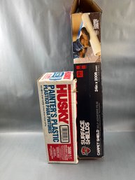 2 Boxes Of Plastic Covering