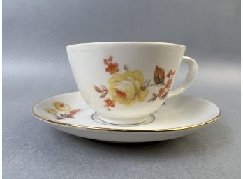 Vintage Schwarzenhammer US Zone German Made Demitasse Cup And Saucer.