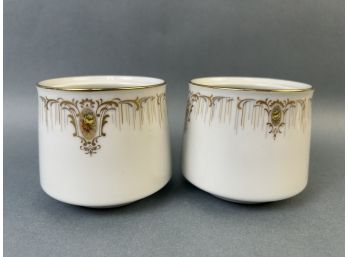 2 Noritake Flora Valley Sugar Dishes.
