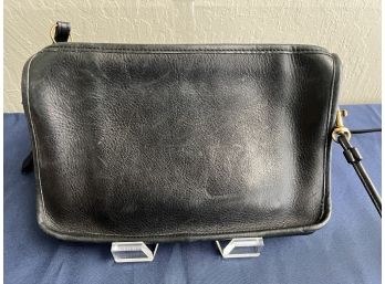 Vintage Coach Black Leather Purse