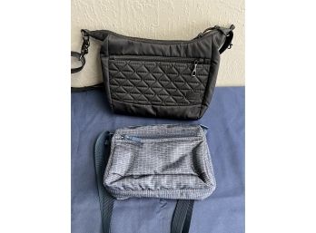 Two Nylon Small Travel Bags