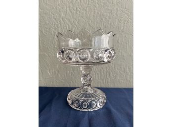 Pressed Glass Compote