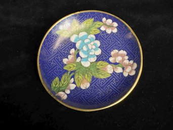Antique Chinese Cloisonn Trinket Dish