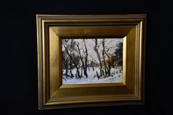 Old Red Barn Painting