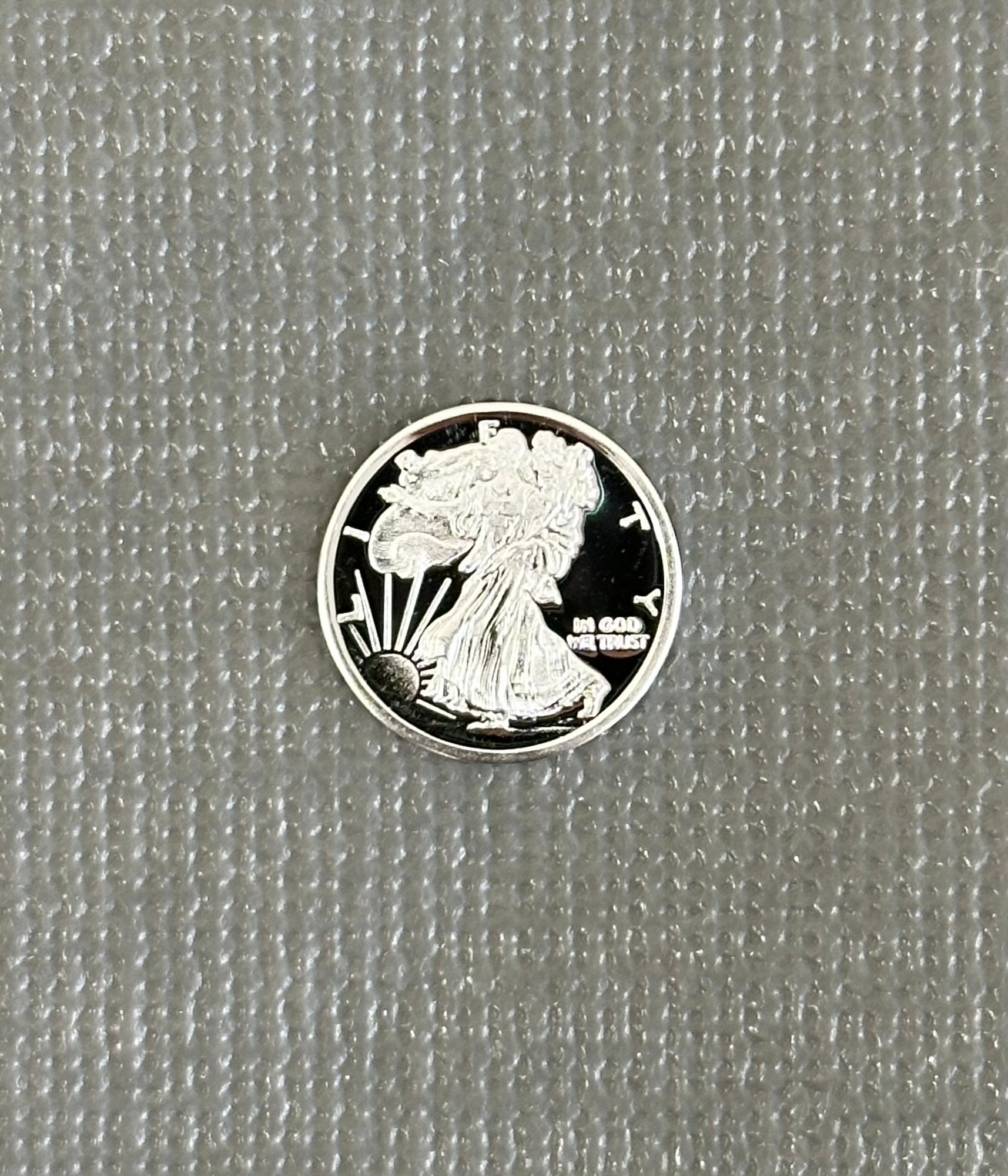 1 Gram Fine Silver Walking Liberty Coin #2725 | Auctionninja.com
