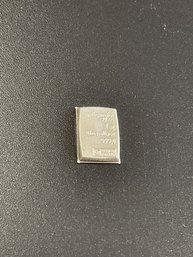 1 Gram 999 Fine Silver-VALCAMBI Bar