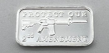 1 Gram 999 Fine Silver-SECOND AMENDMENT