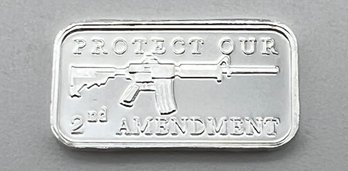 1 Gram 999 Fine Silver-SECOND AMENDMENT