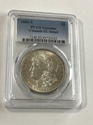 1883-S PCGS AU Detail Morgan Silver Dollar