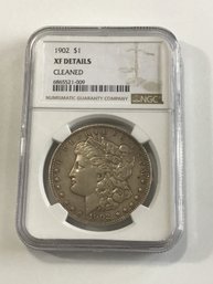 1902 NGC XF DETAILS Morgan Silver Dollar