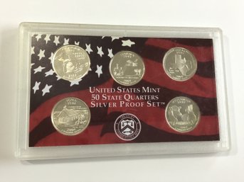 2004 U.S. Mint 50 State Quarters Silver Proof Set