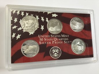 2006 U.S. Mint 50 State Quarters Silver Proof Set
