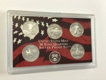 2007 U.S. Mint 50 State Quarters Silver Proof Set