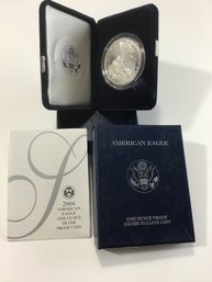 2004 American Eagle 1 Ounce Silver Proof Coin