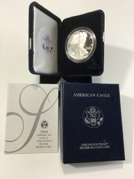 2004 American Eagle 1 Ounce Silver Proof Coin