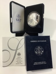 2004 American Eagle 1 Ounce Silver Proof Coin
