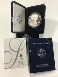 2004 American Eagle 1 Ounce Silver Proof Coin