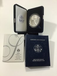 2004 American Eagle 1 Ounce Silver Proof Coin