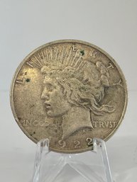 1922-D Silver Peace Dollar