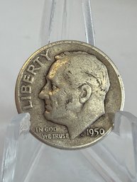 1950 Roosevelt Dime