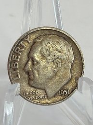 1951 Roosevelt Dime