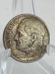 1940 Roosevelt Dime
