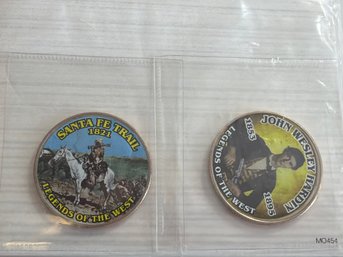 Legends Of The West Colorized Kennedy Half Dollar