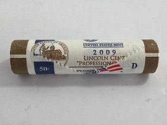 2009-D Uncirculated Lincoln Cent Roll