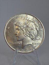 1923 AU/BU Silver Peace Dollar
