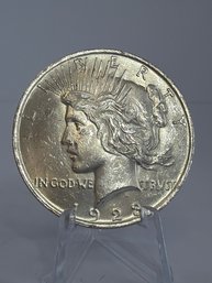 1923 AU/BU Silver Peace Dollar