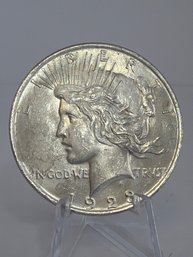 1923 AU/BU Silver Peace Dollar