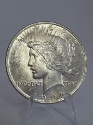 1923 AU/BU Silver Peace Dollar