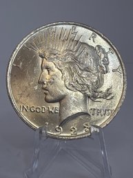 1923 AU/BU Silver Peace Dollar