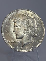 1923 AU/BU Silver Peace Dollar