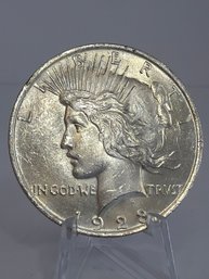 1923 AU/BU Silver Peace Dollar
