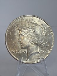 1923 AU/BU Silver Peace Dollar