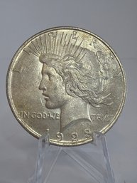 1923 AU/BU Silver Peace Dollar