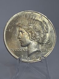 1923 AU/BU Silver Peace Dollar